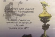 Благодарственное письмо