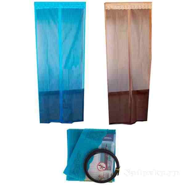 Шторка-сетка антимоск, магнитная лента с замками 100х210см, рисунок (035411)