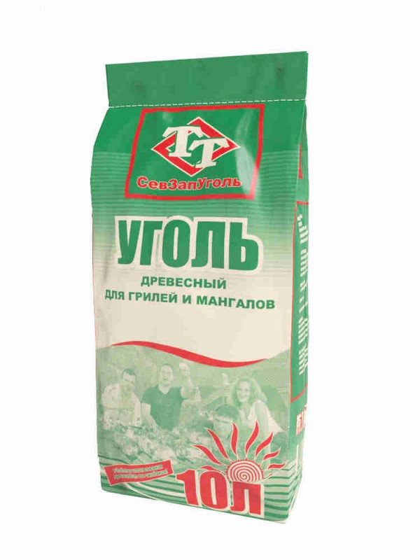 Уголь древесный 10л