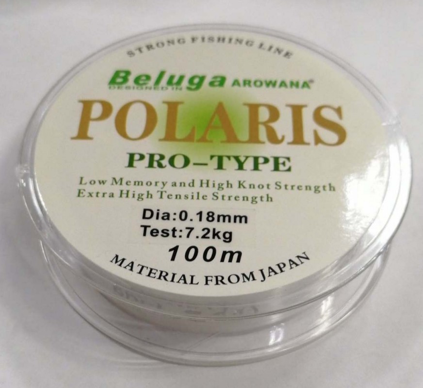 Леска Polaris 0,18 мм 100 м