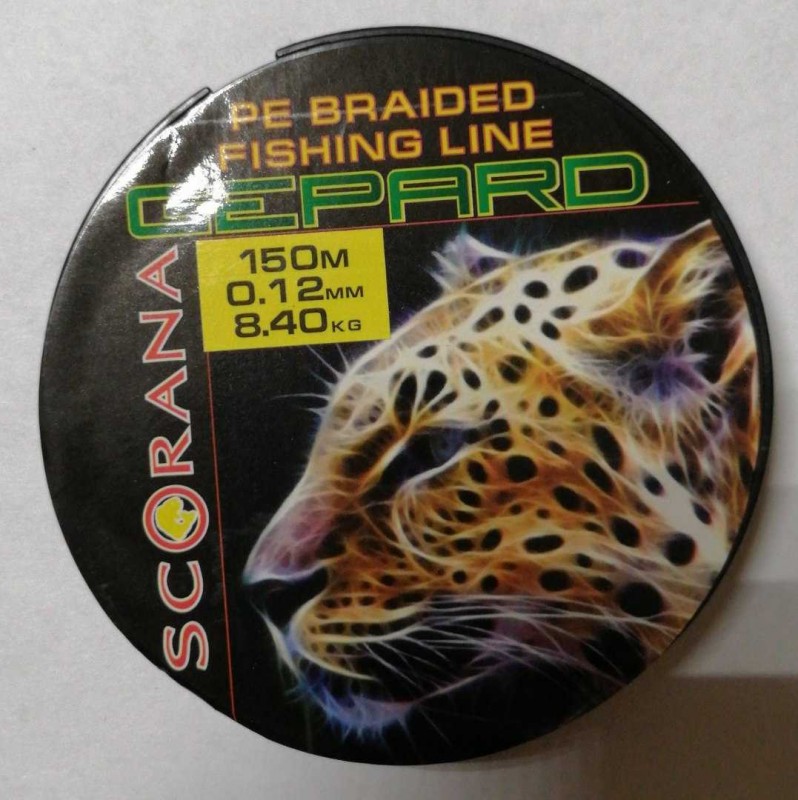 Плетёный шнур Gepard 150m 0.12