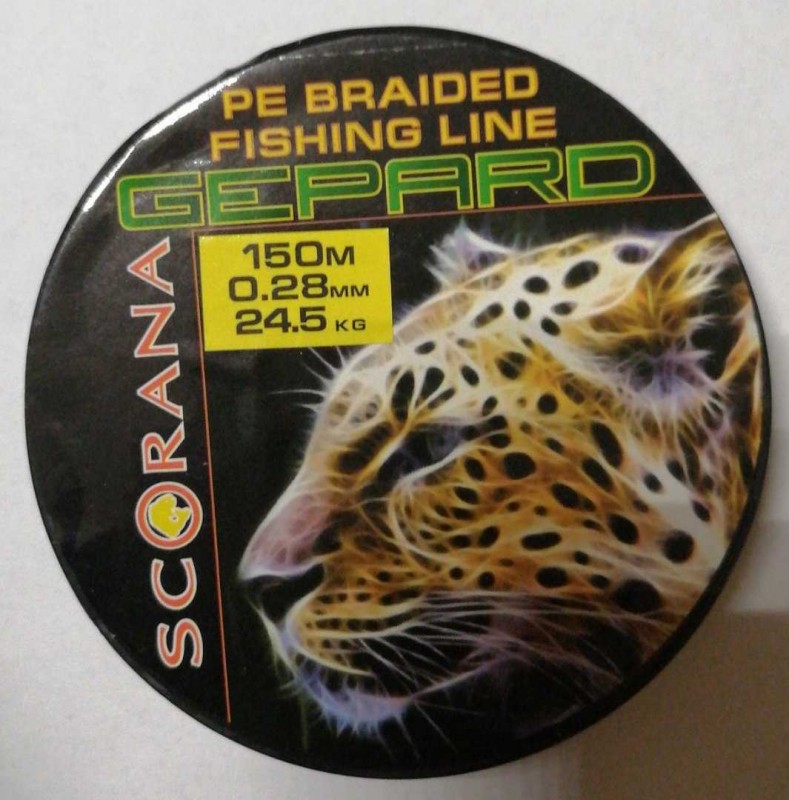 Плетёный шнур Gepard 150m 0.28