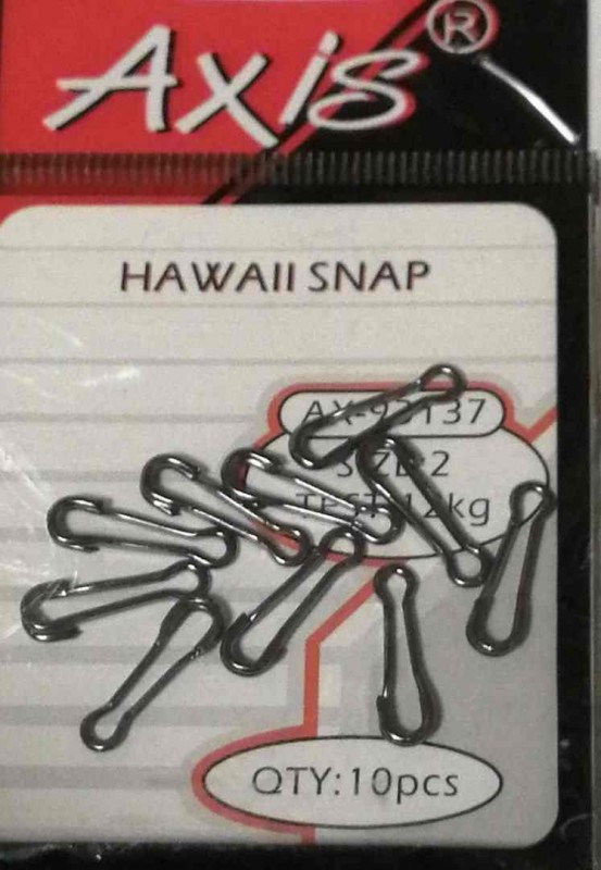 AX-93137-02 Застежка "Hawai snap"AXIS #2  12 кг