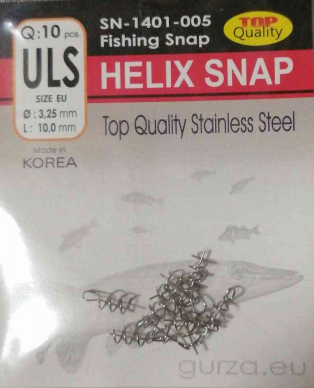 Застежки Gurza - HELIX SNAP #ULS 10 шт./уп.