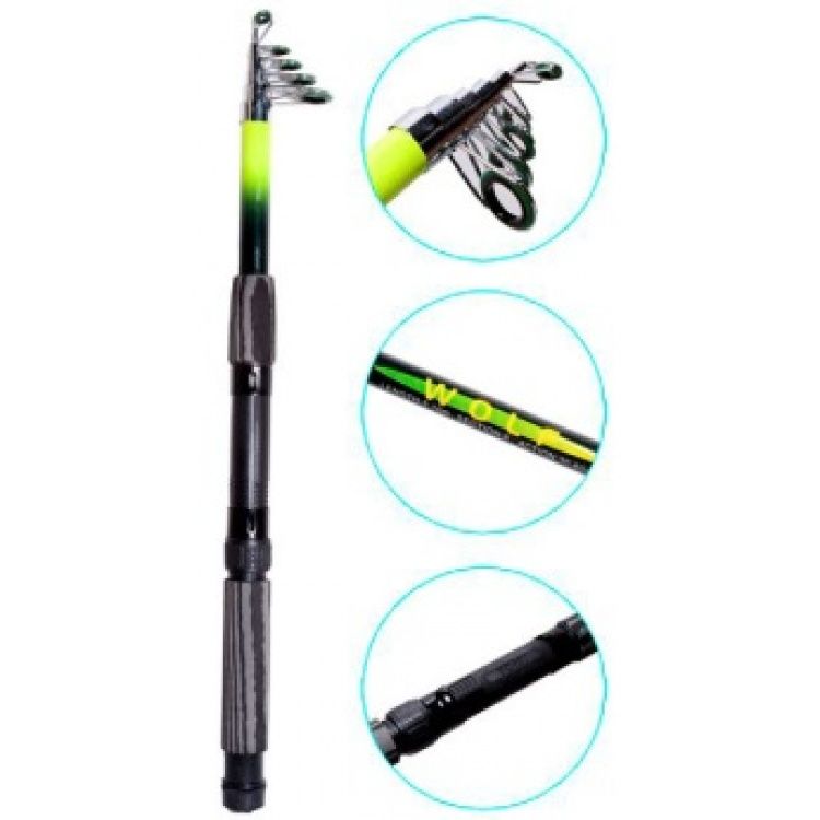 Уд/телеск. WOLF (2,1м) 50-100г