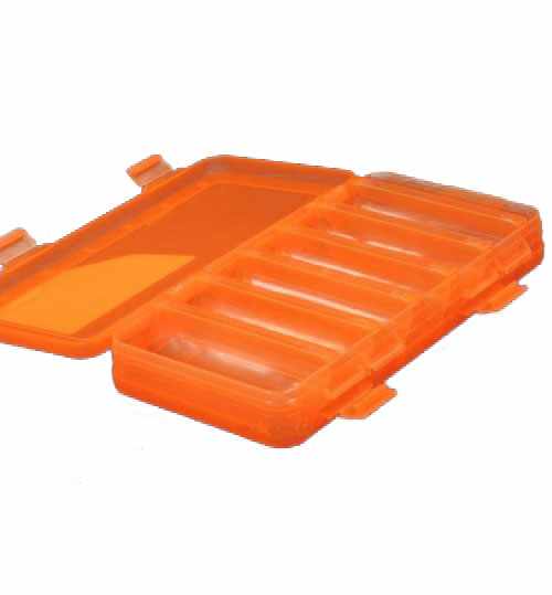 КОРОБОЧКА для воблеров и балансиров ВБ-2 красн. 2-х стор.(6+6 от) (230*125*35)