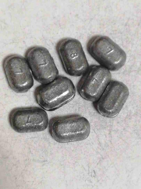 Грузило скользящее Овал 7 гр.