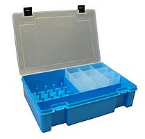 Коробка "Тривол" ТИП-8 Белошвейка (ГОЛУБАЯ), 274 х 188 х 65 мм,