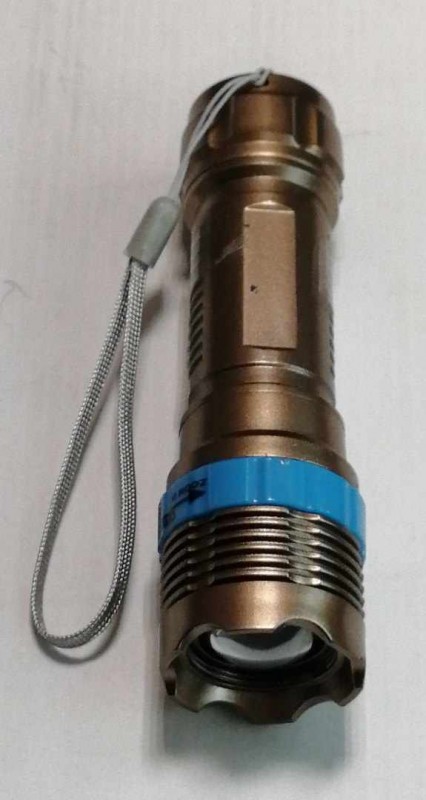 Фонарь 43PL золото-синий (LED PIR)