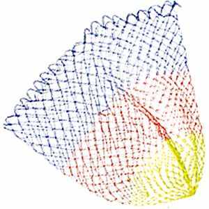 Сетка-леска д\сачка (сред) цветн.
