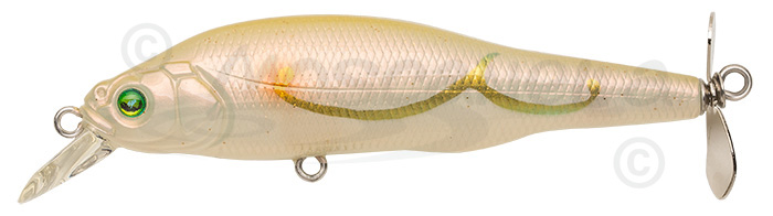 Воблер MEGABASS "Prod Darter 80F" цв.Shirohitori