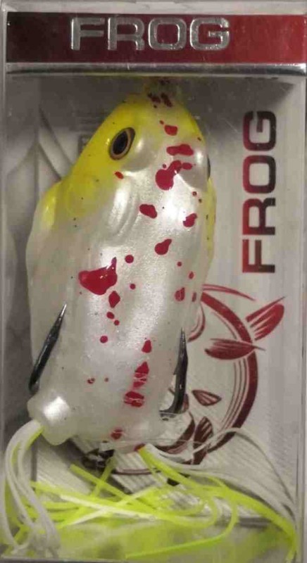 Лягушка-незацепляйка Namazu FROG, 60 мм, 12 г, цвет 14, крючок-двойник YR Hooks (BN) #4/0/400/