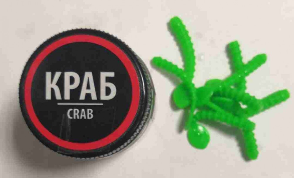 ВАТ Лист 38мм Зеленый аром. Краб 8шт 