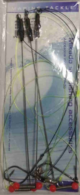 LS-B170-2/0BN Подвеска морская Mikado Steel Boom Rig, 3x2/0