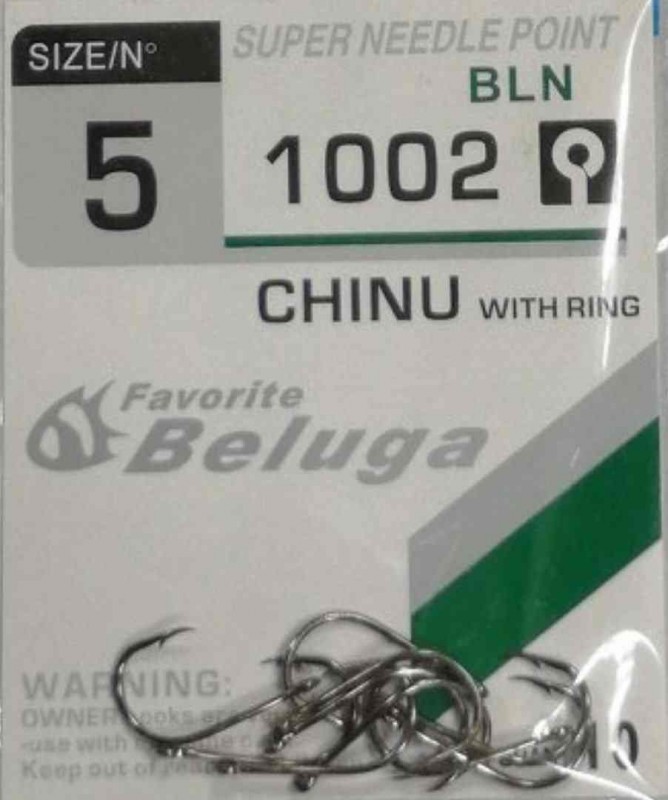 Набор крючков Beluga CHINU №5