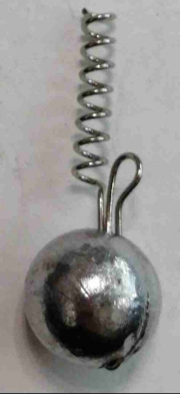 Груз Разборная чебурашка "ШАР штопор" 20 гр., прод. вставка уха. блистер