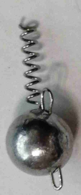 Груз Разборная чебурашка "ШАР штопор" 22 гр., прод. вставка уха. блистер