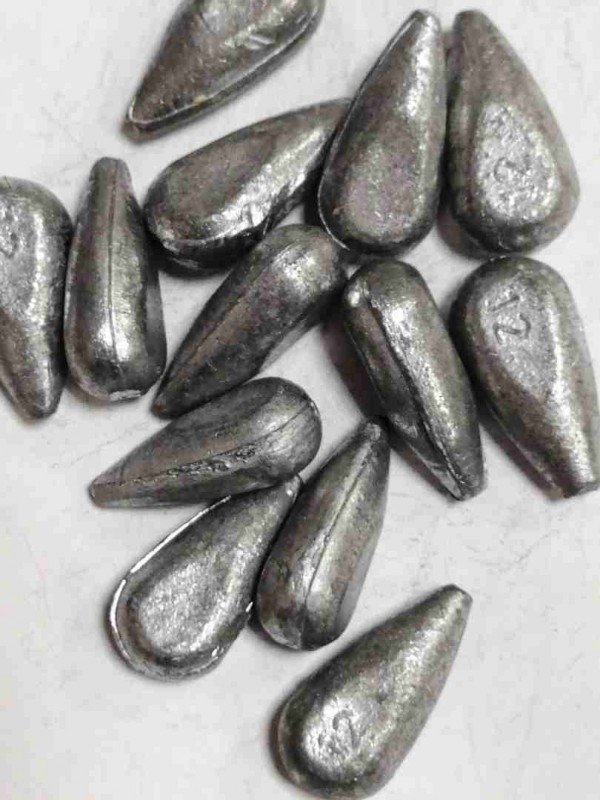 Грузило скользящее Капля 12 гр.