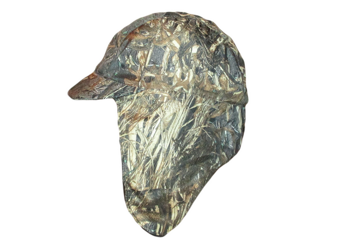 КЗА Кепка зимняя алова. Подкладка флис черный 