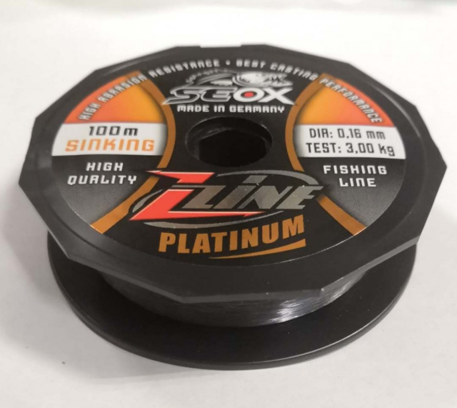 Леска SEOX PLATINUM (сталь) 100 м. 0,16 мм 3,00 кг