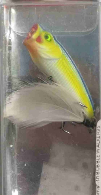 Воблер Amafish BUBBLE WALKER35  Длина:35мм  Вес:1.8гр  Заглубление :TOP WATER цвет:M05