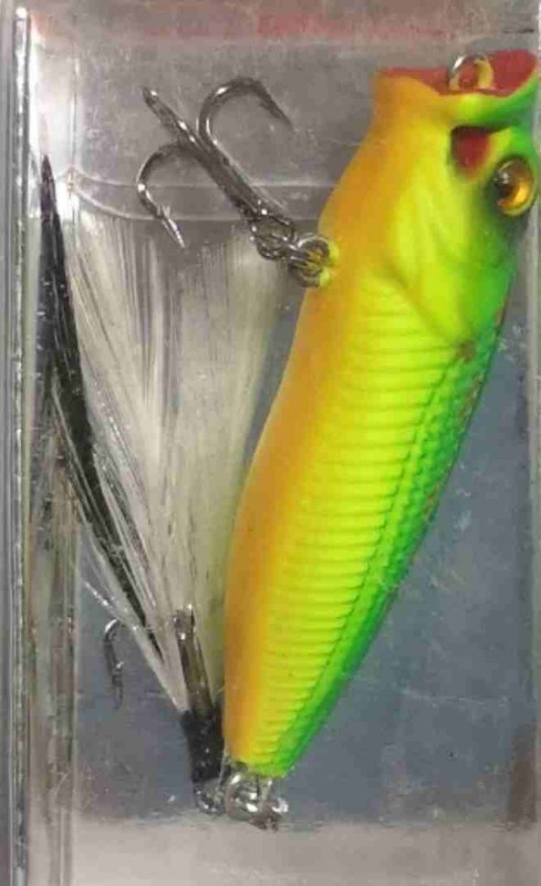 Воблер Amafish BUBBLE WALKER45  Длина:45мм  Вес:3.2гр  Заглубление :TOP WATER цвет:F51