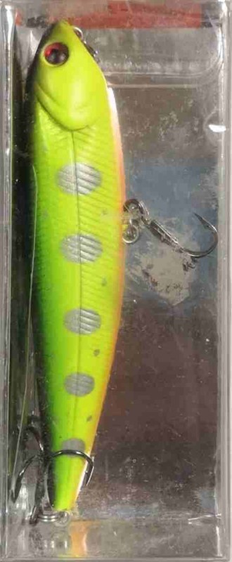 Воблер Amafish BUBBLE PEN 80 Длина:80мм  Вес:8гр  Заглубление :TOP WATER цвет:A08