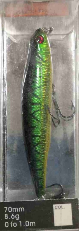 Воблер Amafish RAN PEN 80 Длина:80мм  Вес:6.5гр  Заглубление :TOP WATER цвет:HB10