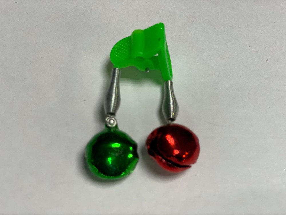 Бубенчик на прищепке бол.цветной