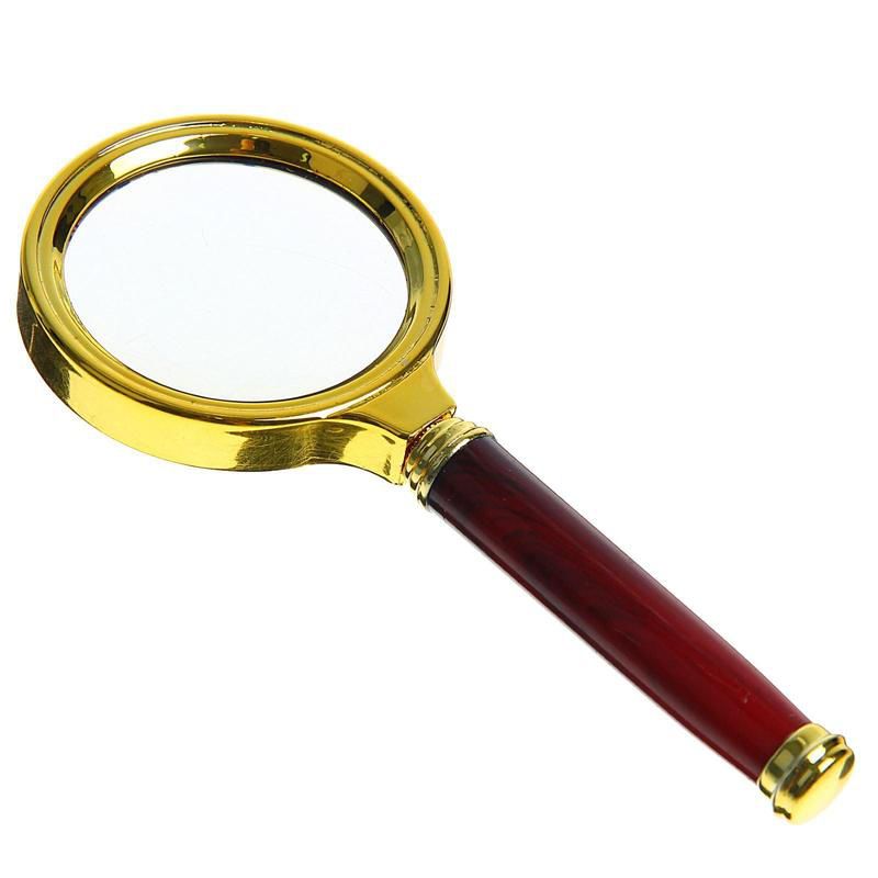 Лупа золото 70мм
