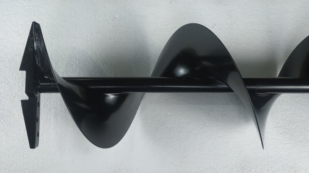 Насадка-шнек  по льду МВШ 180-20-2/ЛЕД СПЕЦ,  длина навитой части 1,2 м, общая длина шнека 1,28м