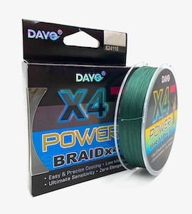 Шнур плет.DAYO PowerBraid X4 0,14 мм 100мм