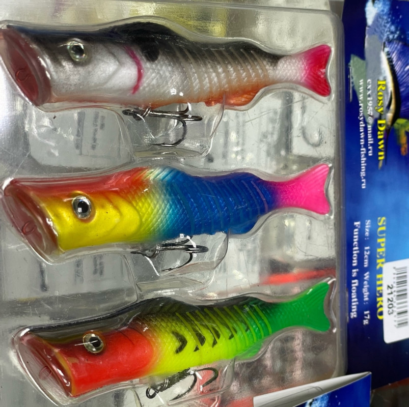 Силиконовая приманка  Super Hero оснащен.