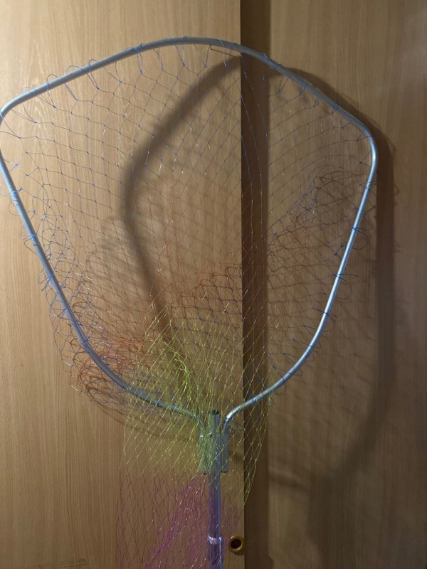 04202-4 Подсачек алюминевый полукруглый леска D80