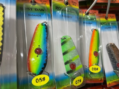 Блесна колеб. Rosy Dawn RASANEN с бусиной 20 гр.