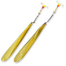 Блесна зим. Nils-Mr Snub head 75mm 20 g 013 B\B