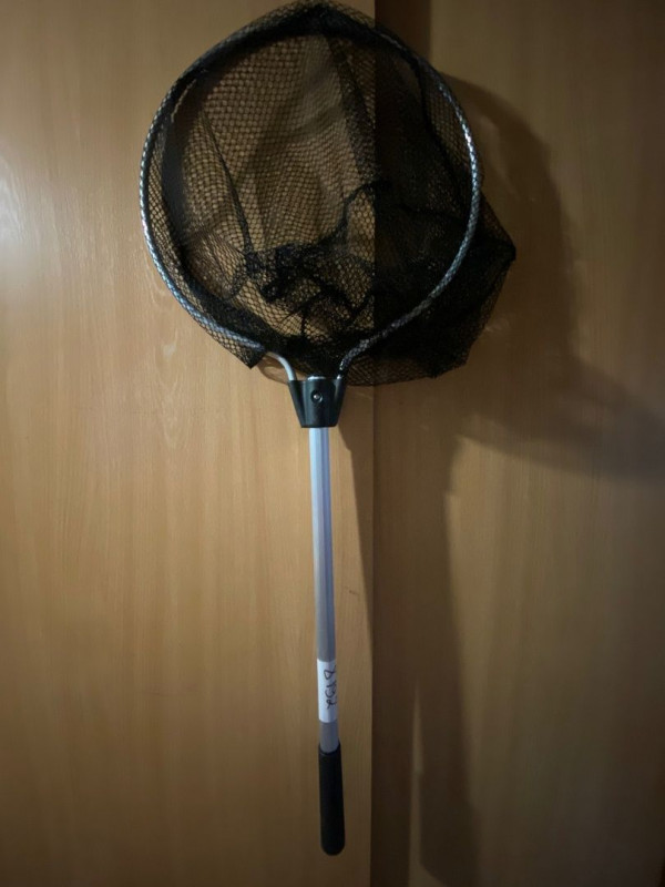 04501-1;2 Сачок черн. капрон ( мелкая сетка ) Круг\квадрат