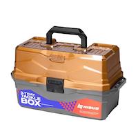 Ящик для снастей NISUS Tackle Box трехполочный золотой