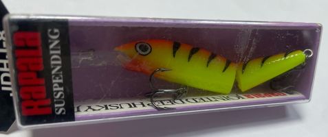 Воблер RAPALA Jointed Deep Husky Jerk 8 см, 5 гр, цвет Hot Tiger