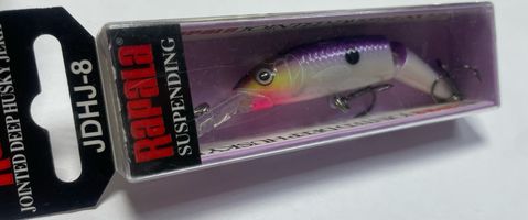 Воблер RAPALA Jointed Deep Husky Jerk 8 см, 5 гр, цвет Purpledescent