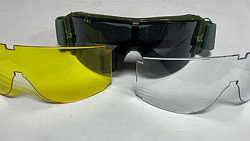 Очки д/снегохода тактические (+запасн.стекла)