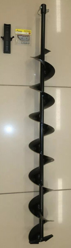 Насадка-шнек по льду МВШУ 130-25-2/ЛЕД  Хитачи удлиненный (1метр)