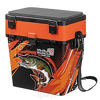 Ящик рыболовный зимний PIKE оранжевый (HS-IML-19-O) Helios