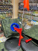 Набор жерлиц на стойке в сумке оснащен.( 10 шт) 