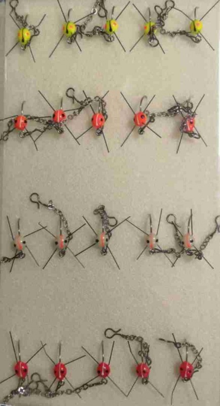 Мормышка на цепочке фосфорная №28-ВЖ (8 )