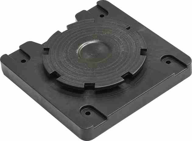 Нижнее основание для поворотного механизма под кресло с фиксатором