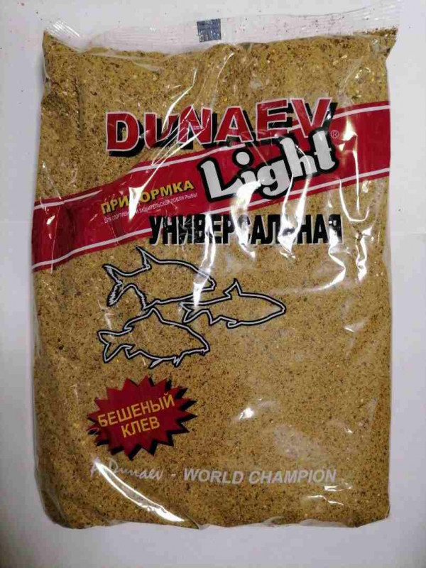 Прикормка "DUNAEV-LIGHT" 0.75кг  Универсальная