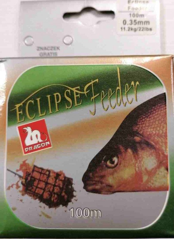 Леска ECLIPSE FEEDER 100 м, прозрачная 0,35