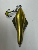 Блесна 2-х ст. цепочка/тройник " Суоми " 14,5 гр латунь/никель