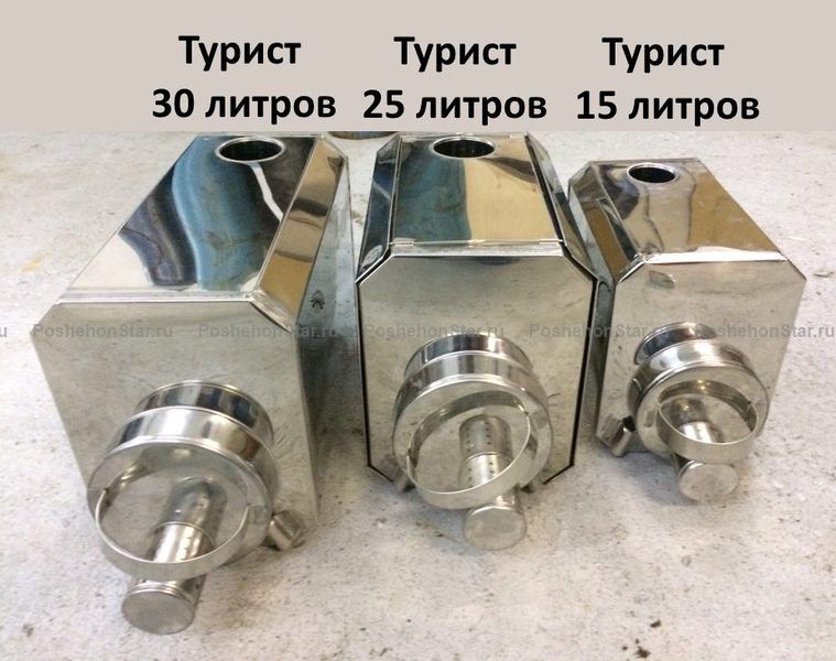 Печка для палатки "Турист" 30 л с экранами